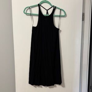 Express Black Backless Dress